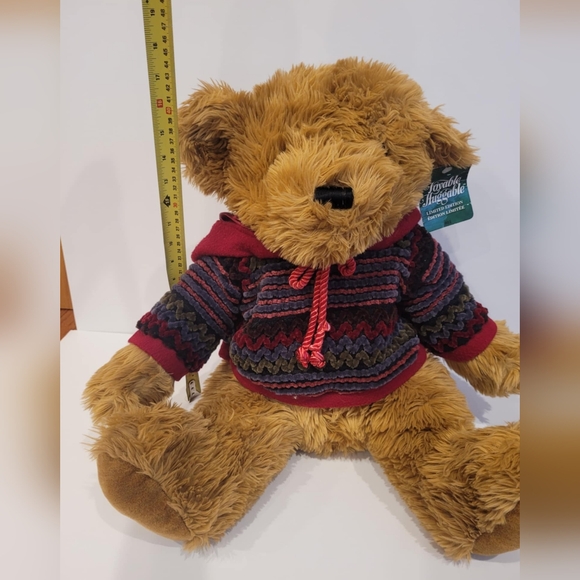 Vintage HUGE Lovable Huggable Teddy Bear Limited Edition 18" Dressy Tumble - Picture 2 of 8